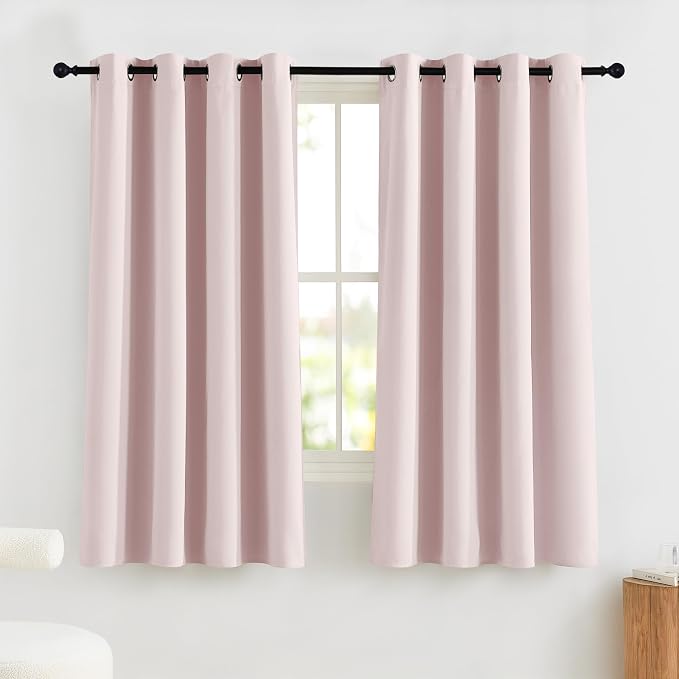 NICETOWN Pink Blackout Curtains - Image 8