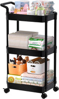 Volnamal Diaper Caddy, 3 Tier Rolling Cart by Volnamal