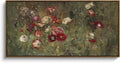 InSimSea Extra Large Framed Vintage Wall Art, Rustic Floral, 40x20in | Poppy by InSimSeaArt