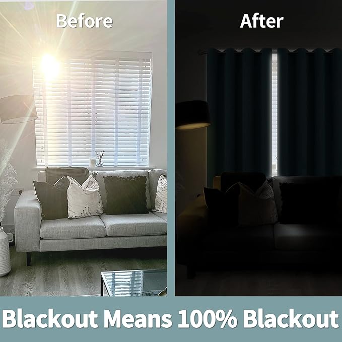BGment Thermal Insulated 100% Blackout Curtains - Image 3