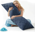 BEDELITE Cooling Body Pillow, Memory Foam Filled, 20x54 Inches | Soft & by BEDELITE