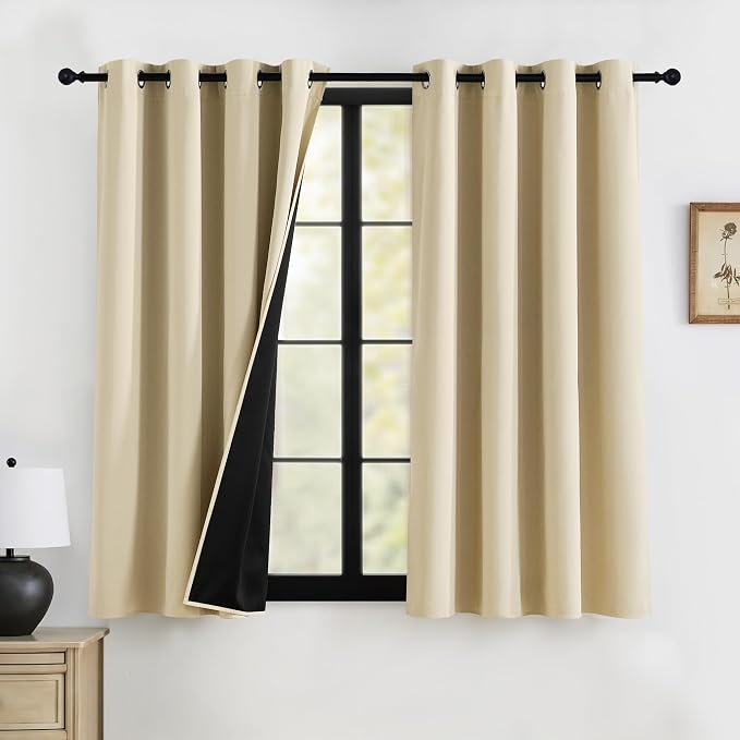 RYB HOME 100% Blackout Curtains by RYBHOME
