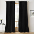RYB HOME Velvet Curtains 108 inches Long, Extra Long High Ceiling Curtains | by RYBHOME