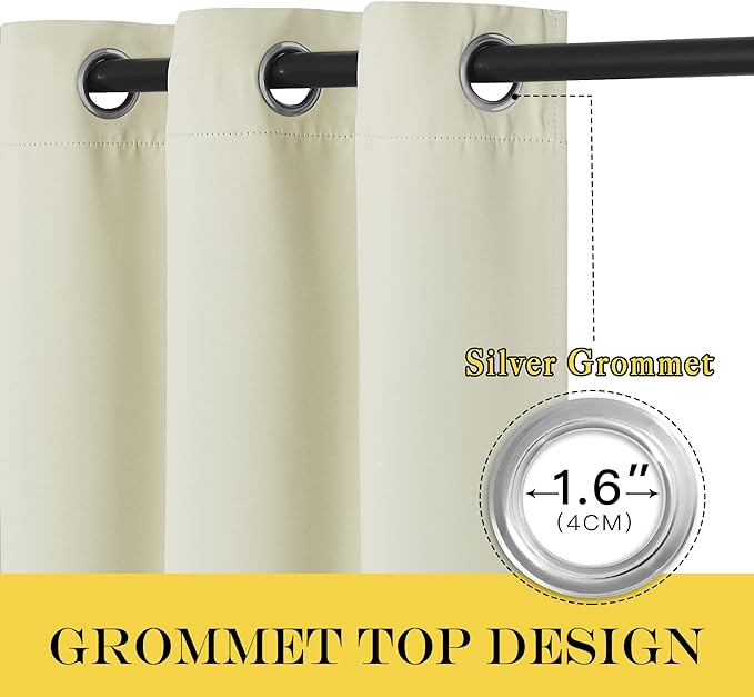 NICETOWN Sliding Door Curtain 108 inches Long - Image 3