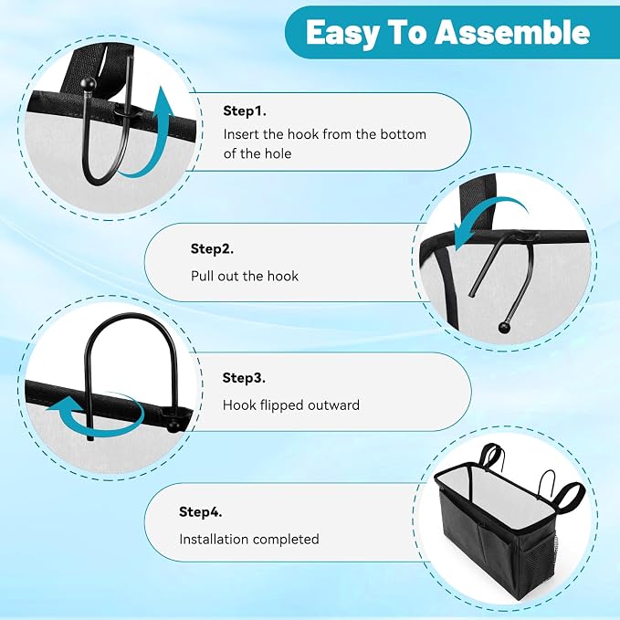 BlissTotes Bedside Caddy, Dorm Storage - Image 2