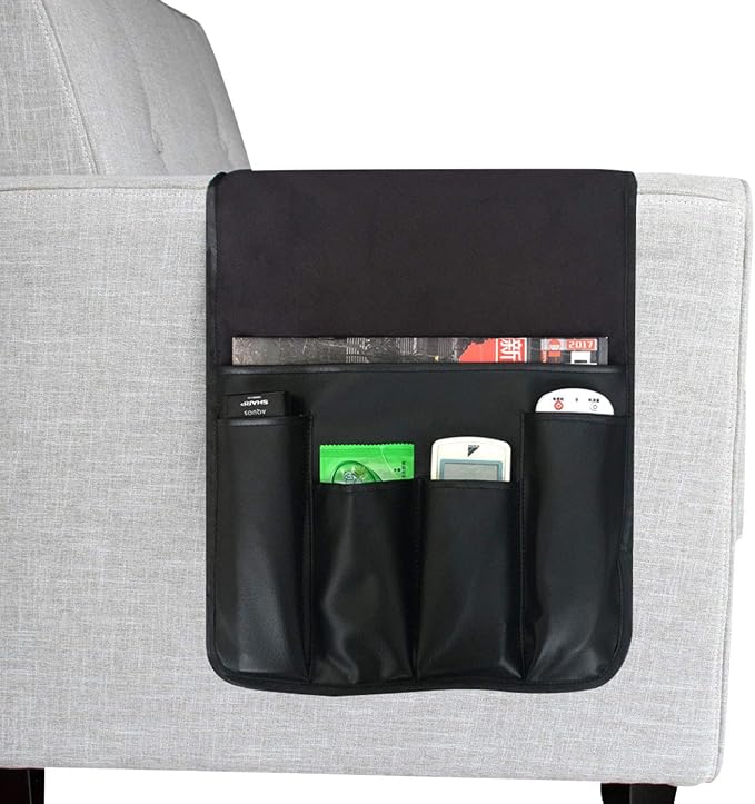 Couch Sofa Armrest Organiser Arm Chair Caddy Bedside Storage Pocket - Image 3