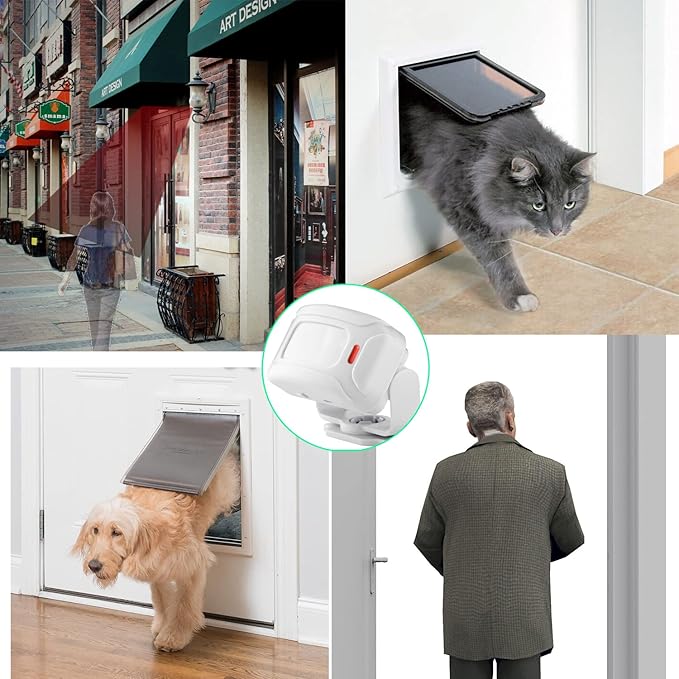 Motion Sensor Door Bells Chimes for Business, Bed and Fall Sensing,Door Buzzer, Commercial Wireless Security Storefront Bell, Body Motion Sensor Alarm with Remote