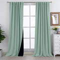 BGment Blackout Curtains with Thermal Insulation Liner Curtains 108 Inches Long by BGment