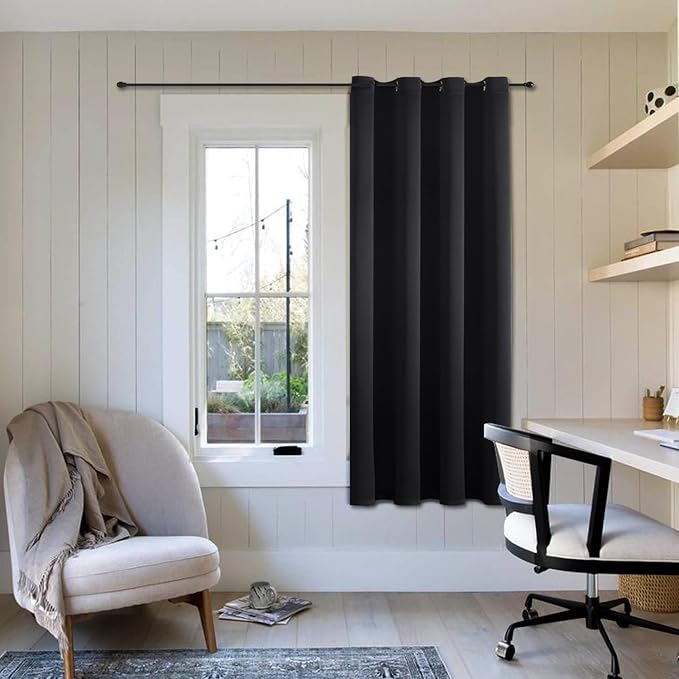 ChrisDowa Blackout Curtains for Bedroom 63 Inch Length Door Drapes, for Living by ChrisDowa
