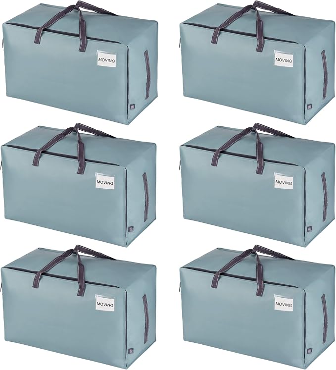 VENO 6 Pack Extra Large Heavy Duty Moving Bags by Veno