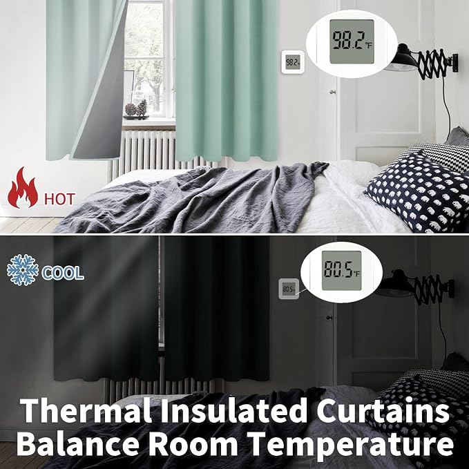 BGment Thermal Insulated 100% Blackout Curtains - Image 3