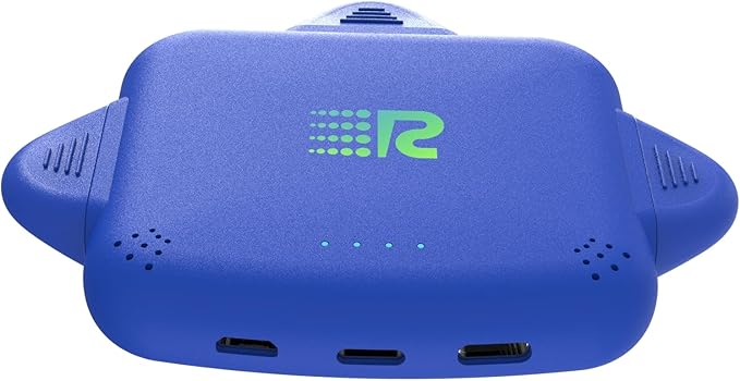 Rush Charge Universal COMET Portable Power Bank – 3200mah, 2.1A High-Speed Fast Charging - Apple Lightning, Type C, Micro-USB Charges 3 Devices at a Time Pre-Charged Compatible with iPhone 17 16 15 14