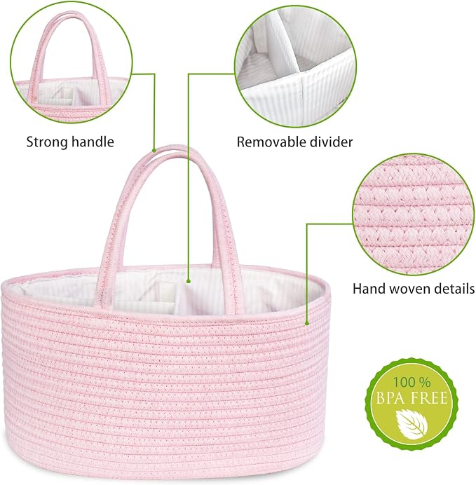 ABenkle Diaper Caddy Organizer - Image 4