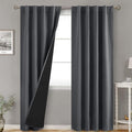 BGment Dark Grey 100% Blackout Curtains by BGment