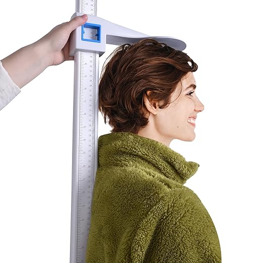 Tetuga Height Measurement Medical Portable Stadiometer Height Rod 8-82 inch/20-210 cm/Unit with cm & inch, Accurate Scale Height Measuring Tool for Office Home Wall Adults Kids
