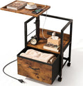 Faesun Swivel Lift Top Nightstand by Faesun