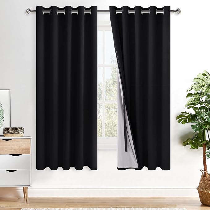 XWZO 100% Blackout Window Curtains by XWZO