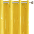 Deconovo Curtains for Living Room, Pattern Blackout Curtains 45 Inches Long | by Unknown