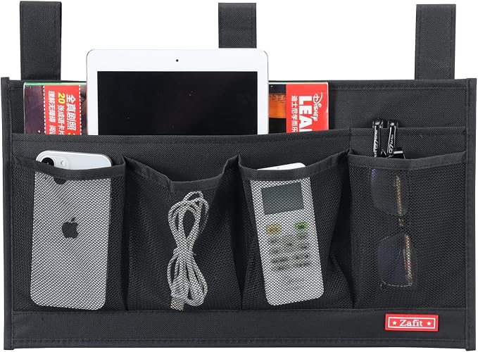 Zafit Hanging Bedside Caddy, Bedside Storage Organizer - Image 3