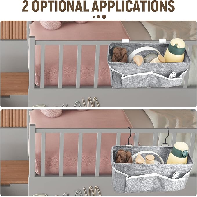 Bedside Caddy, Bedside organizer, Hanging Organizers | Storage Bags - Image 9