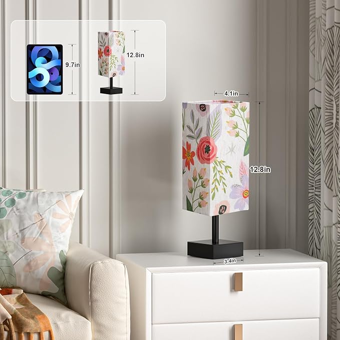 aooshine Small Bedside Table Lamp - Image 3