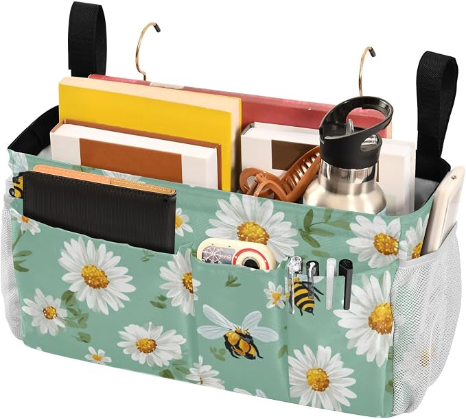 Bedside Caddy Hanging Bunk Bed Caddy Bed Organizer Hanging Pocket - Image 3