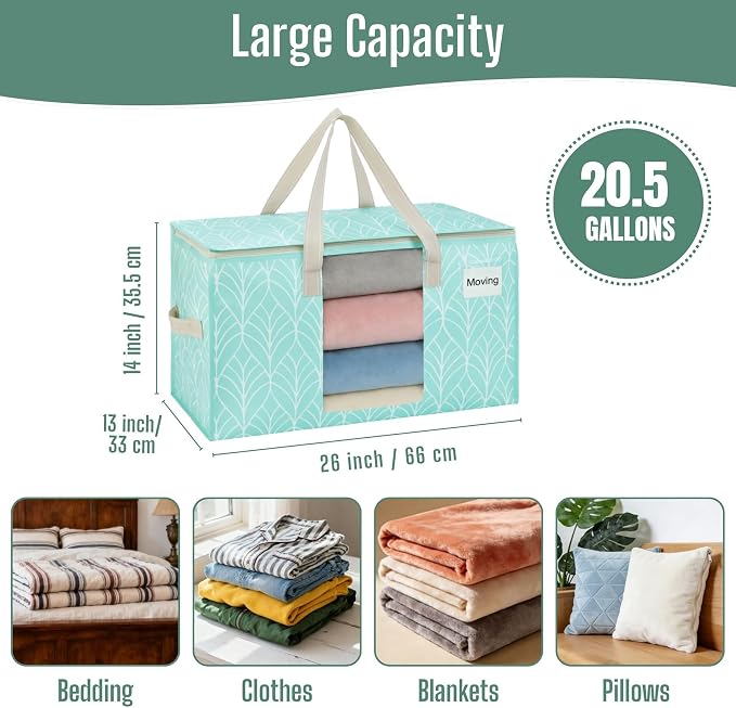 VENO Moving Bags, Wide Open Top, 10 Pack | Moving boxes Alternative, Heavy Duty - Image 3