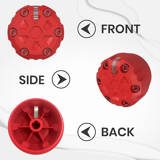 4 Pack - 2nd Gen Tacoma Accessories AC Knob Upgrade - 2005,2006,2007,2008,2009,2010,2011,2012,2013,2014,2015 Tacoma Climate Control Dial Mods Set - for Toyota Interior Replacement Kit