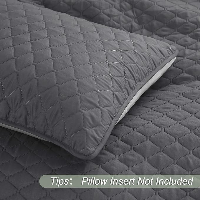 Exclusivo Mezcla Reversible Twin Quilt Bedding Set, Soft Microfiber, All Season - Image 5