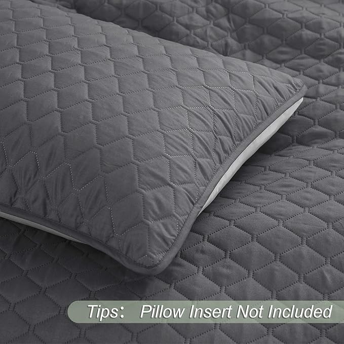 Exclusivo Mezcla Reversible Full Queen Quilt Bedding Set, Soft Microfiber - Image 5