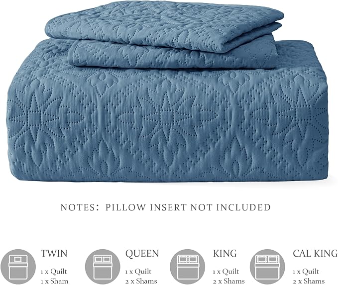 Exclusivo Mezcla California King Quilt Set, All Season Bedding - Image 6