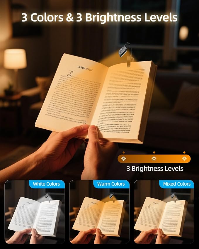 Rechargeable Book Lights for Reading at Night - Image 4