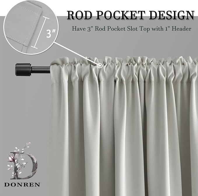 90 Inch Length Blackout Curtain Panels - Image 4