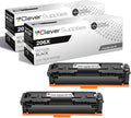 CS Replacement Compatible with HP 206X Toner Cartridge W2110X to use with Color Pro MFP M283cdw M282nw M2255nw M283fdn (Black, 2-Pack)