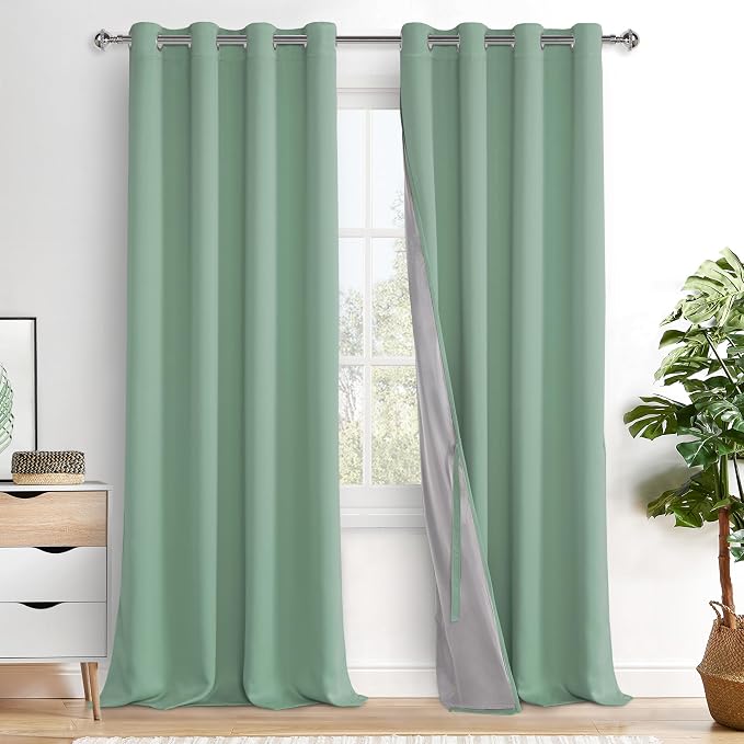 XWZO 100% Blackout Curtain Panels by XWZO