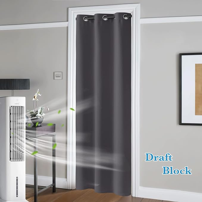RYB HOME Blackout Curtains for Bedroom Closet Living Room Nursery Dining | - Image 2