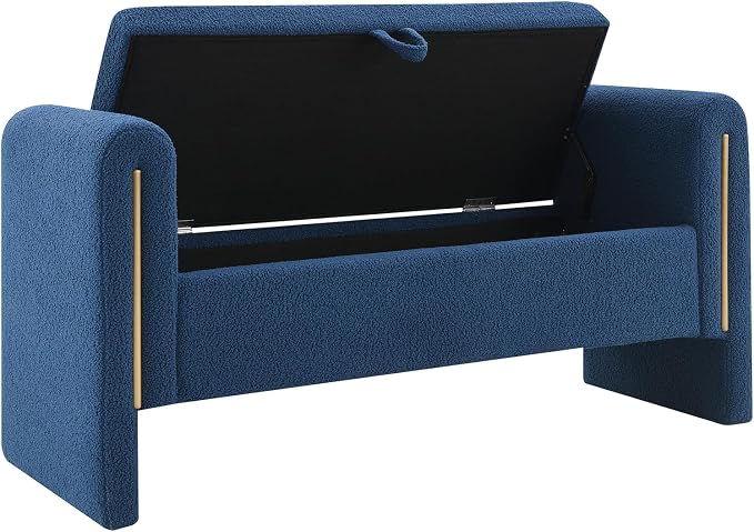 Modern Teddy Fabric Bed End Bench - Image 9