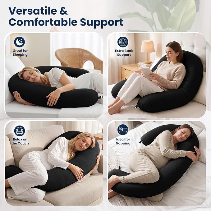 TranquilRelax C Shaped Body Pillow - Image 6