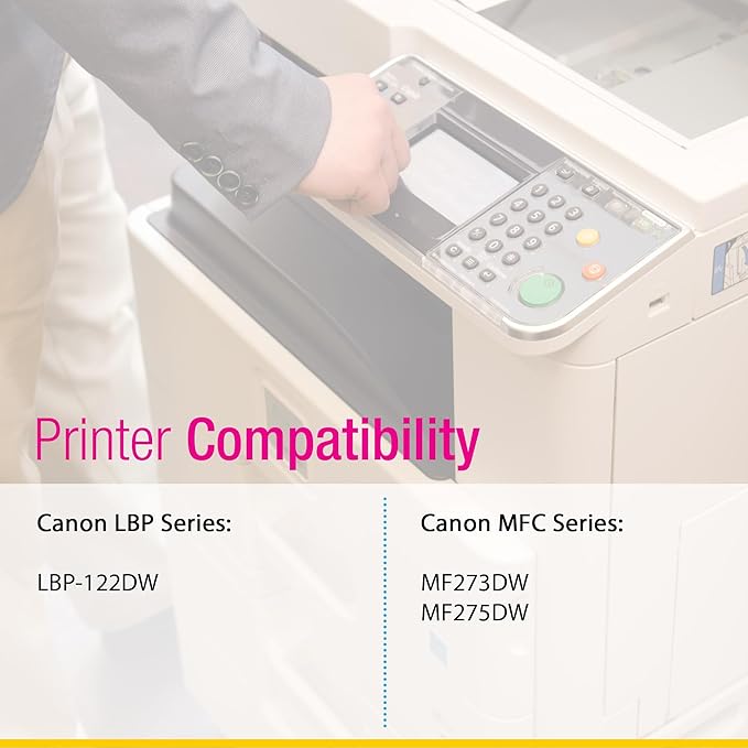 CS Replacement Compatible with Canon MF273DW Toner Cartridge 5645C001 to use with LBP-122DW MF273DW MF275DW (Black, 4-Pack)