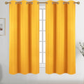 Diraysid Yellow Grommet Blackout Curtains by Diraysid%2C+refresh+your+life