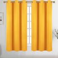 Diraysid Yellow Grommet Blackout Curtains by Diraysid%2C+refresh+your+life