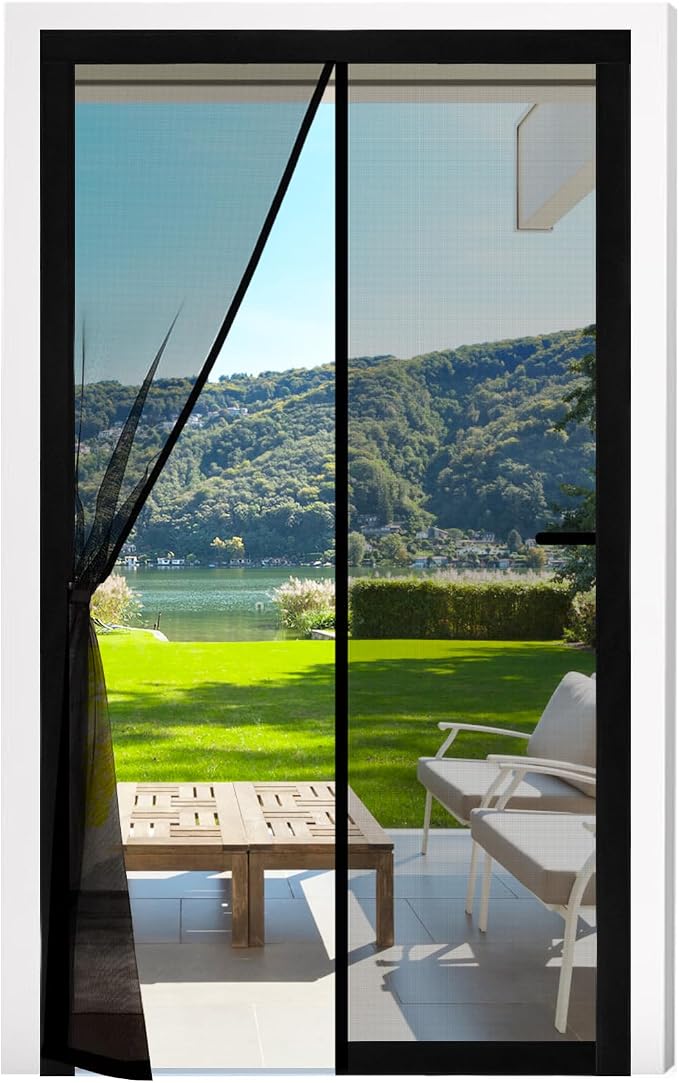 Fillis Magnet Fly Screen Door, 100x200cm Insect Protection Balcony Door by Fillis