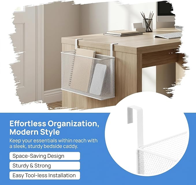 Bedside Hanging Storage Basket - Image 9