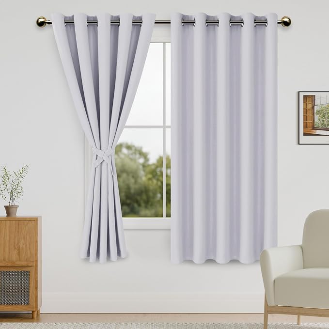DWCN Blackout Curtains for Living Room, 60 x 63 Inches Length - Image 3