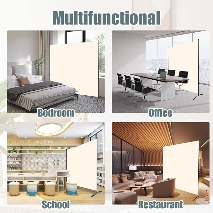 Room Divider Folding Privacy Screens, 6FT Tall Divider - Image 6