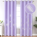 Lilac Blackout Curtains for Living Room, Room Darkening Curtains by ESTELARTEXTILER