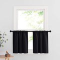 RYB HOME Cafe Blackout Curtains 24 inch Length by RYBHOME