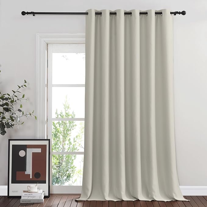 NICETOWN Blackout Curtains for Sliding Glass Door Room Divider Noise Reduce - Image 8
