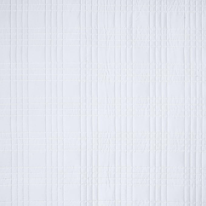 Chezmoi Collection Kingston Twin XL Size Bedspread Set, 2-Piece White Oversized - Image 6