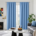 BGment Light Blue Blackout Curtains 90 Inches Long 2 Panels by BGment